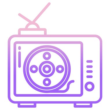 Web için joystick vektör simgelerinin özet çizimi