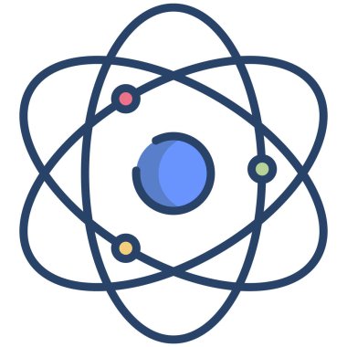 Molekül simgesi vektör illüstrasyonu