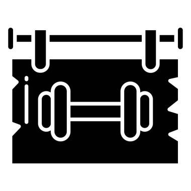 dambıl simgesinin vektör çizimi