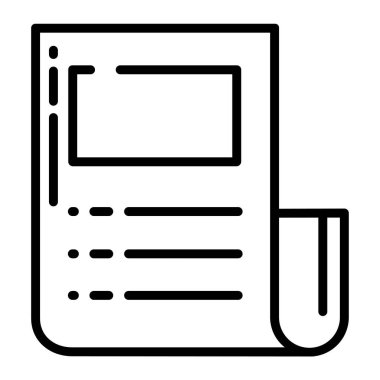 Kitap. Web simgesi basit illüstrasyon