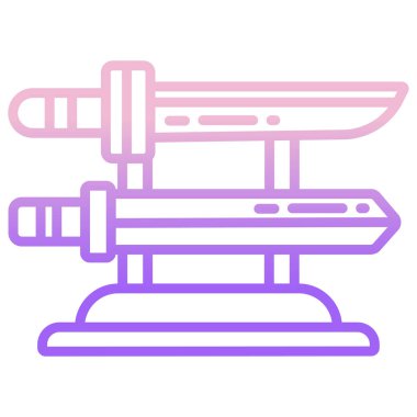 Yedek kulübesi Web simgesi basit illüstrasyon