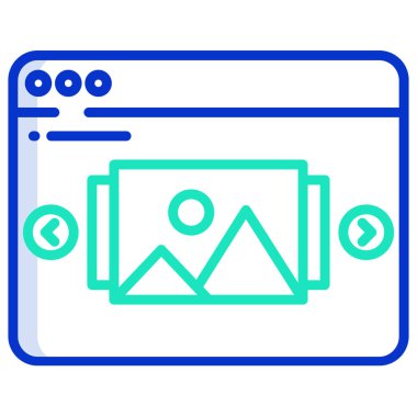 seo modern simgesinin vektör illüstrasyonu