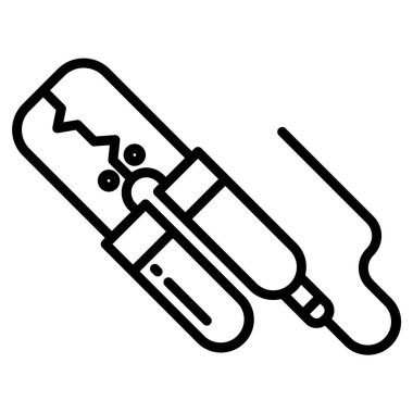 kablo simge vektör çizim 