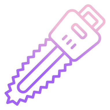 Gördüm. Web simgesi basit illüstrasyon