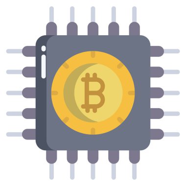 bitcoin. Web simgesi basit illüstrasyon