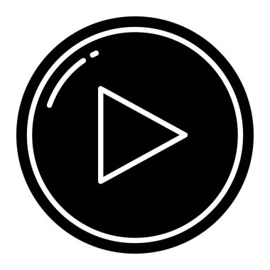 Oynatma düğmesi vektör çizimi