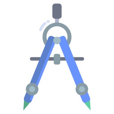 Pusula. Web simgesi basit illüstrasyon