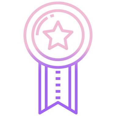 yıldız ödül ikonu vektör illüstrasyonu