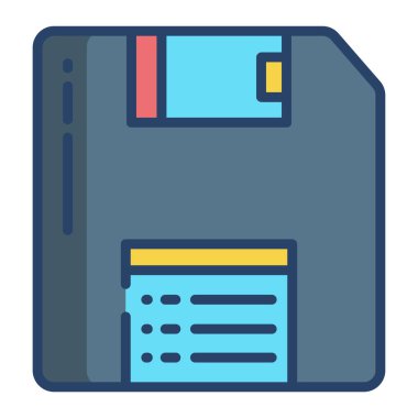 Disket disket. Basit resimleme