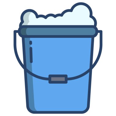 Kova. Web simgesi basit illüstrasyon