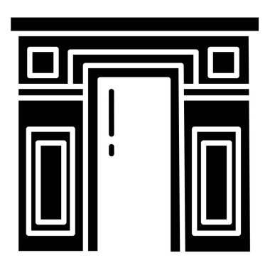 Güneşin Kapısı basit simgesi, vektör illüstrasyonu