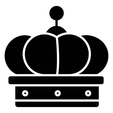 Web simgesi, vektör çizim taç 