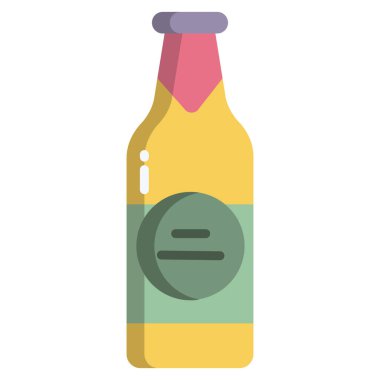 bira web simgesi, vektör illüstrasyonu 