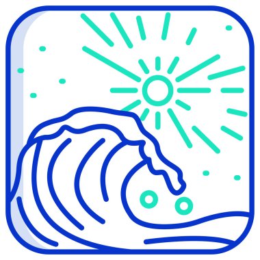 Bir elin vektör çizimi bir uydu çizer