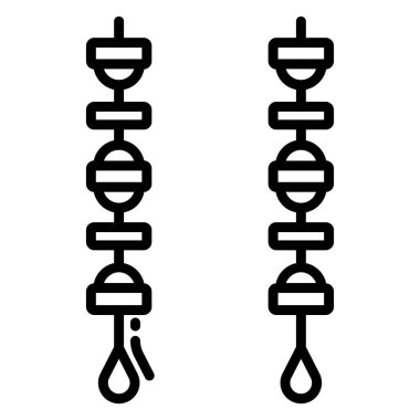 kahverengi simge vektör illüstrasyonu