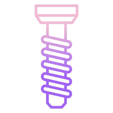 Basit vektör simgesi, Vida illüstrasyonu