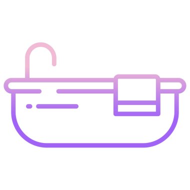 Küvet vektör çizim 