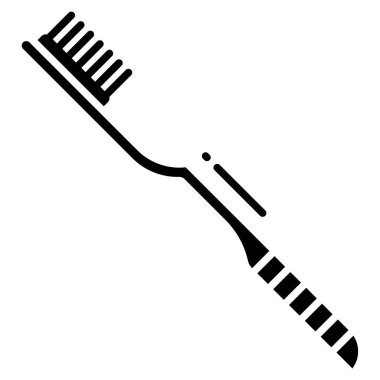 Basit ikon diş bakımı konsept vektör çizimi 