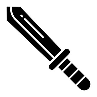 Kılıç basit simgesi, vektör gösterimi