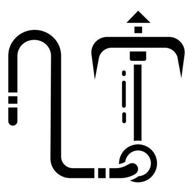 tGrappling Kancası.. web simgesi basit illüstrasyon