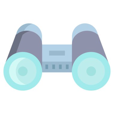 Dürbün. Web simgesi basit illüstrasyon