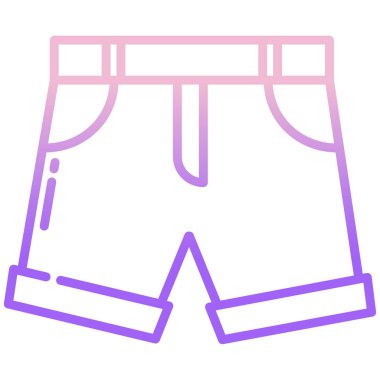 Beyaz arkaplanda basit vektör kısamı simgesi