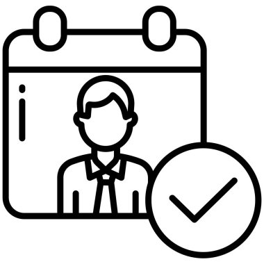 Web simgesi adam vektör illüstrasyonu 