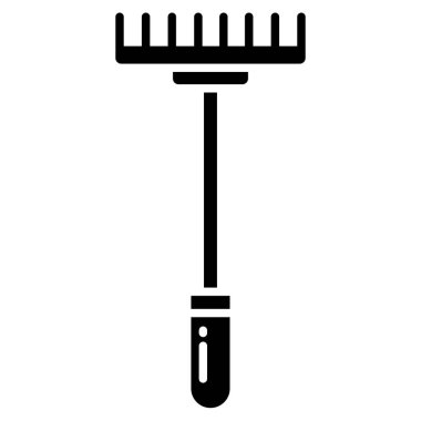 Tırmık. Web simgesi basit illüstrasyon