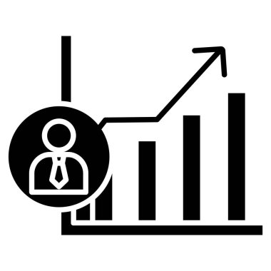 İş büyümesi. Basit illüstrasyon