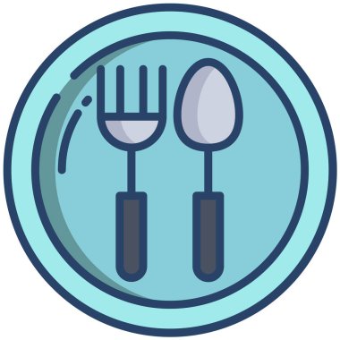 Basit Diyet Renk Vektörü İllüstrasyonu