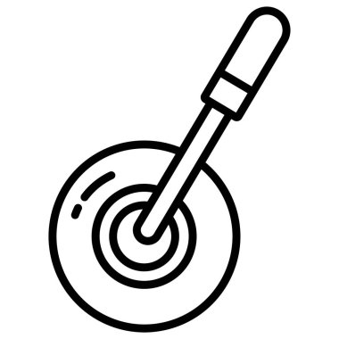 Kesici. Web simgesi basit illüstrasyon