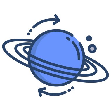 Basit vektör simgesi, astrofiziğin çizimi