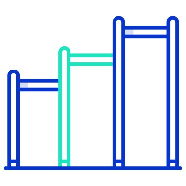 Oyun parkı. Web simgesi basit illüstrasyon