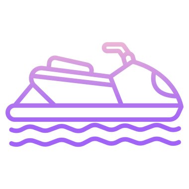 tekne ikonu vektör illüstrasyonu