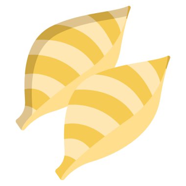 Yaprak simgesinin vektör illüstrasyonu