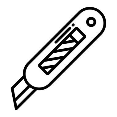 Kesici. Web simgesi basit illüstrasyon