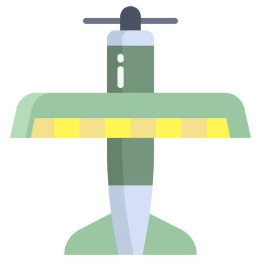 Uçuş. Web simgesi basit illüstrasyon 