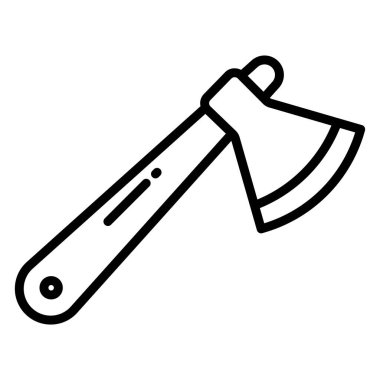 Balta ağ simgesi, vektör illüstrasyonu 