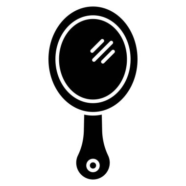 Ayna simgesinin İllüstrasyon Vektörü grafiği