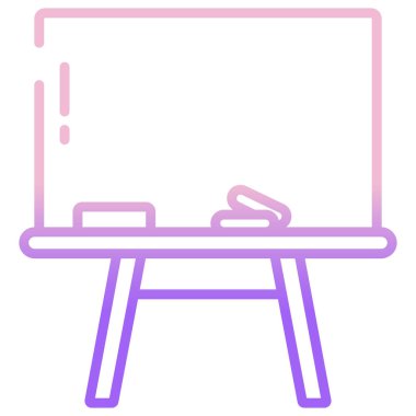 Masa. Web simgesi basit illüstrasyon