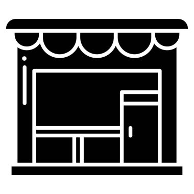 Basit vektör simgesi, depolama illüstrasyonu