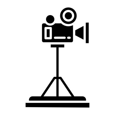 Kamera. Web simgesi basit illüstrasyon  