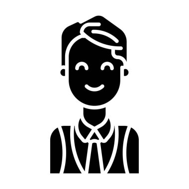 man simgesi vektör illüstrasyonu