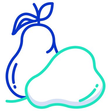 armut ağ simgesi basit illüstrasyon