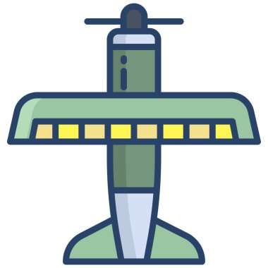 Uçuş. Web simgesi basit illüstrasyon 