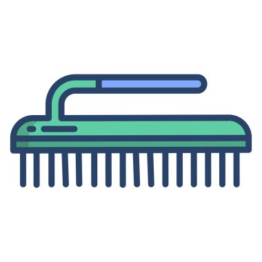 Tarak. Web simgesi basit tasarım