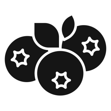 Yabanmersini. Web simgesi basit tasarım