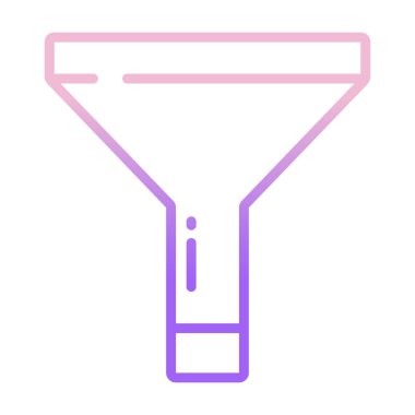 Filtre. Web simgesi basit tasarım