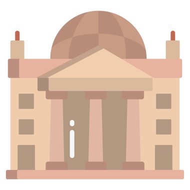 Bina. Web simgesi basit tasarım