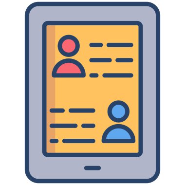 Kimlik kartı. Basit resimleme